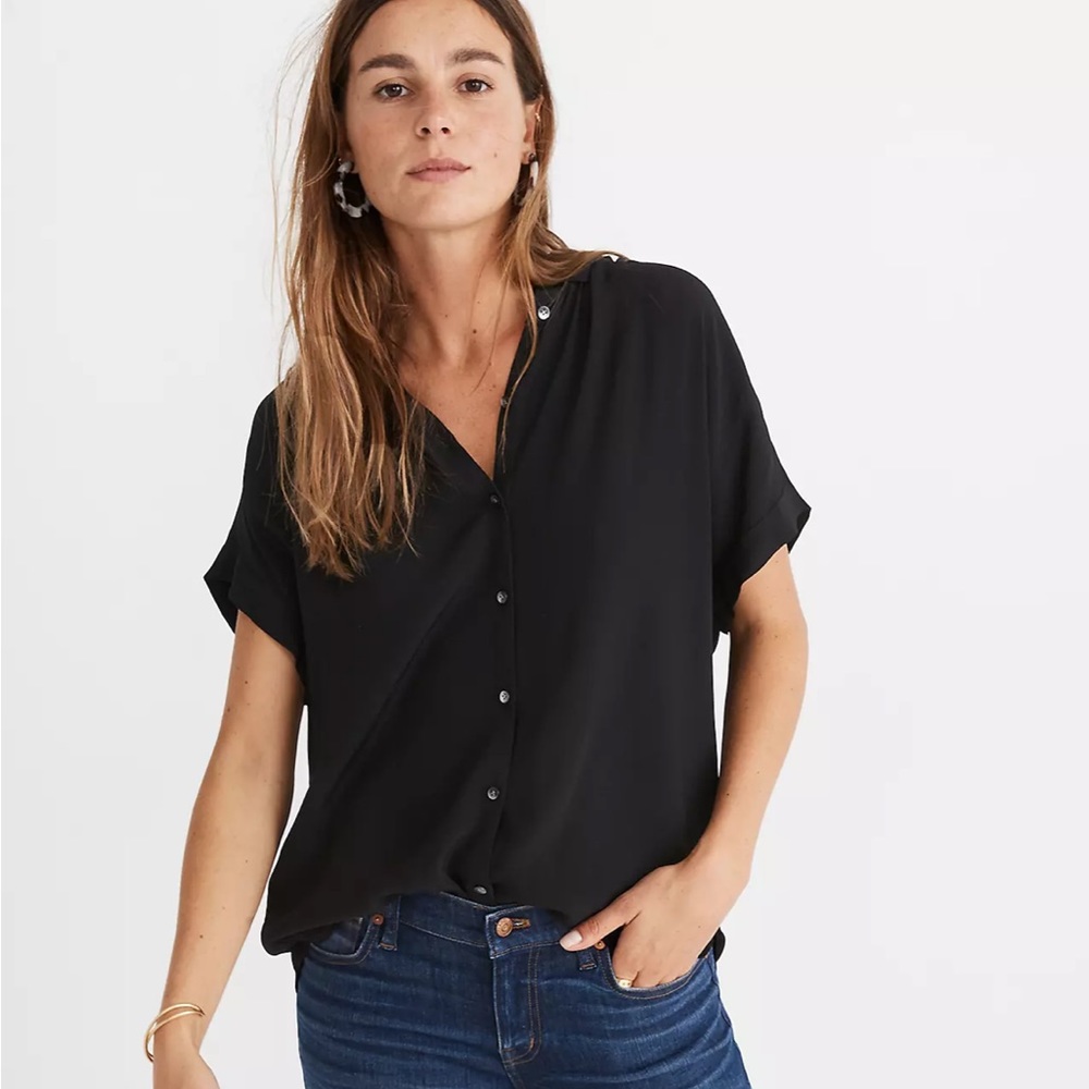 NWT Madewell Central Drapey Shirt